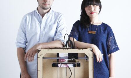 Hot Pop Factory founders/designers Matt Compeau and Bi-Ying Miao.