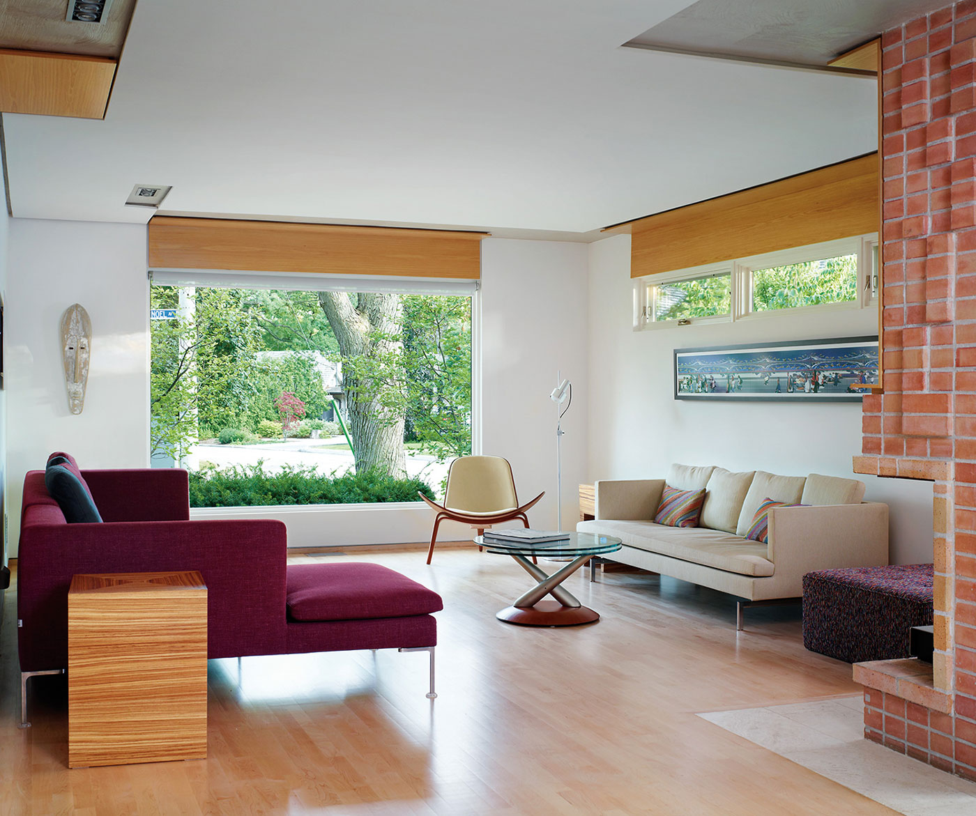 1950s bungalow living room