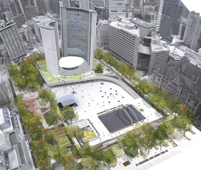 Nathan Phillips Square’s roof garden designed by Plant Architect