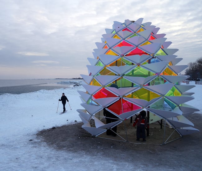 Snowcone Lifeguard Stands art installations