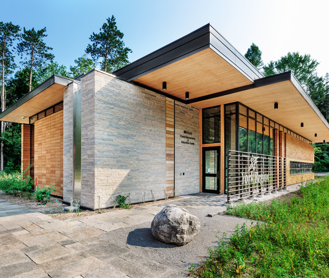The Bill Fisch Forest Stewardship and Education Centre.