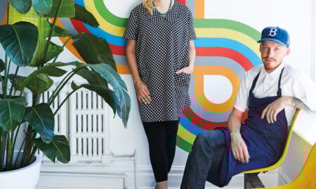 Brandon Olsen and Sarah Keenlyside