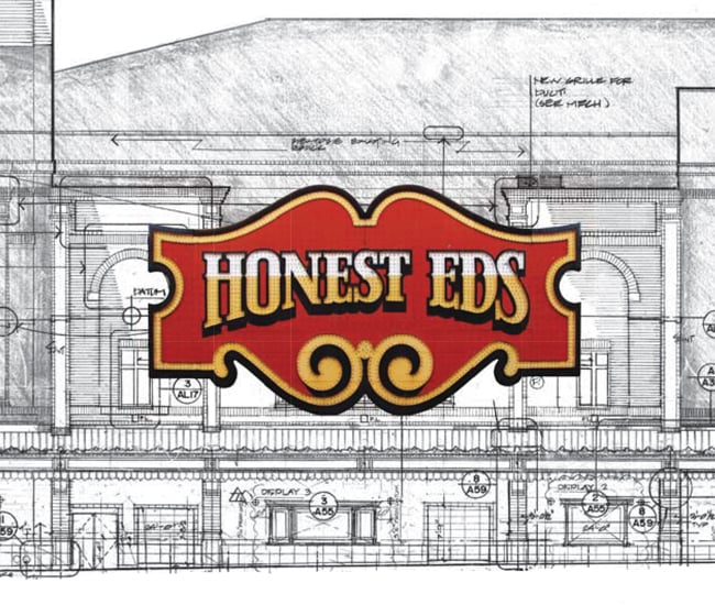 Honest Ed's Sign