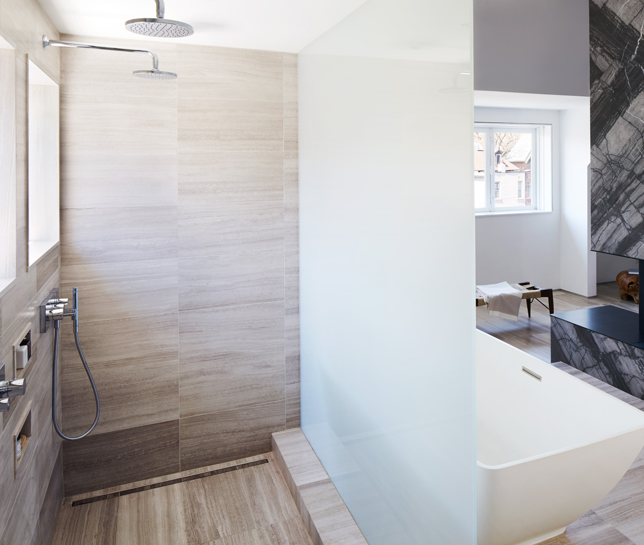 Darcie Watson Areacode architects - Little Italy Edwardian's Free-Flowing Master Suite