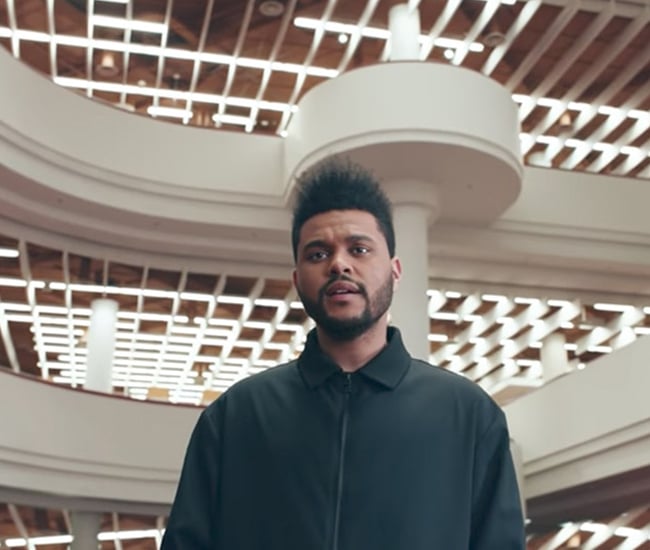 Reference Library by architect Raymond Moriyama | Toronto singer The Weeknd video Secrets