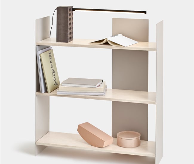 compact home office workspace