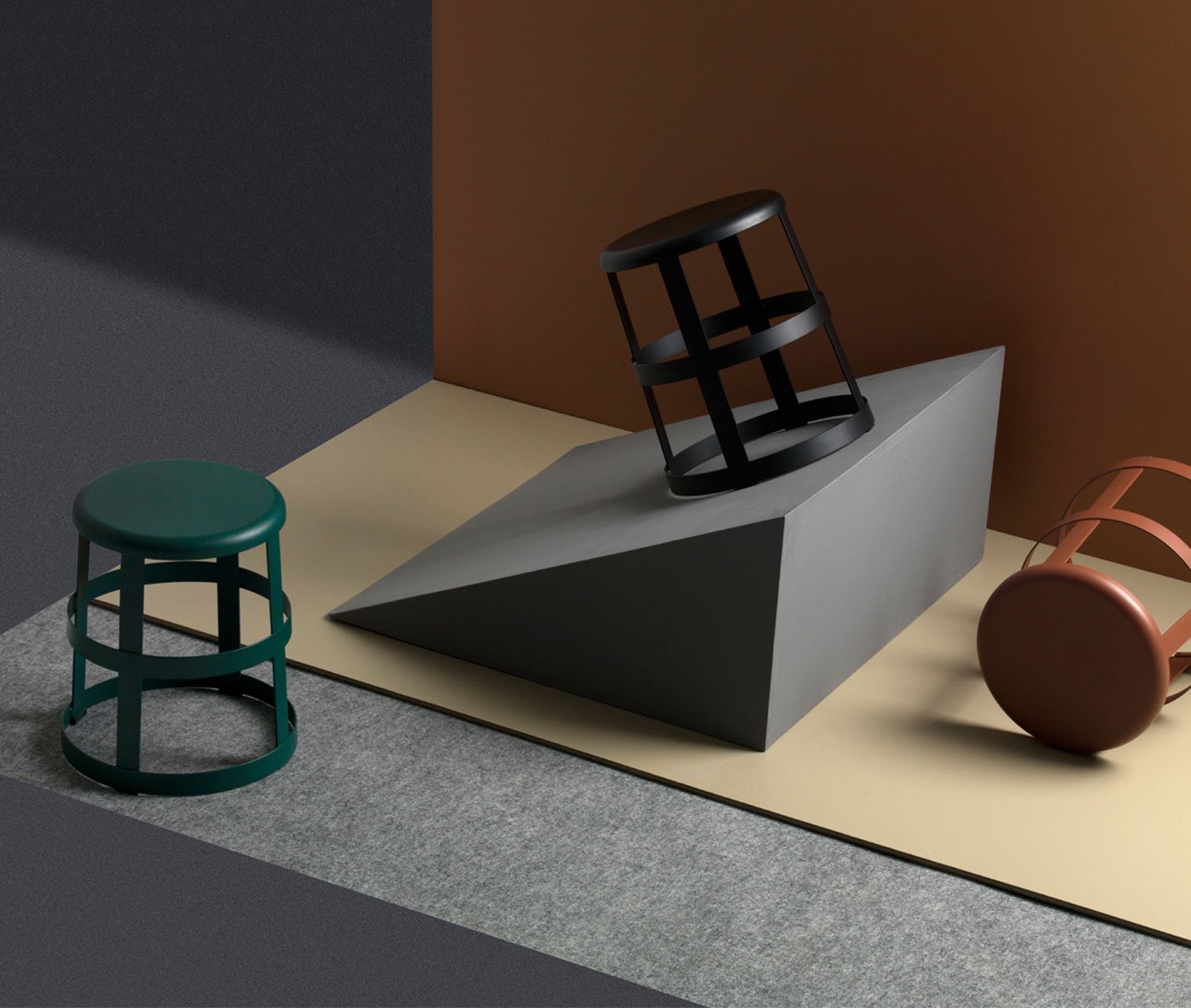 Good Thing's 6063 stool, designed by MSDS Studio.