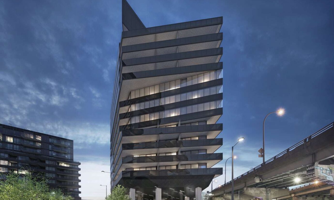 Renderings harris square condos
