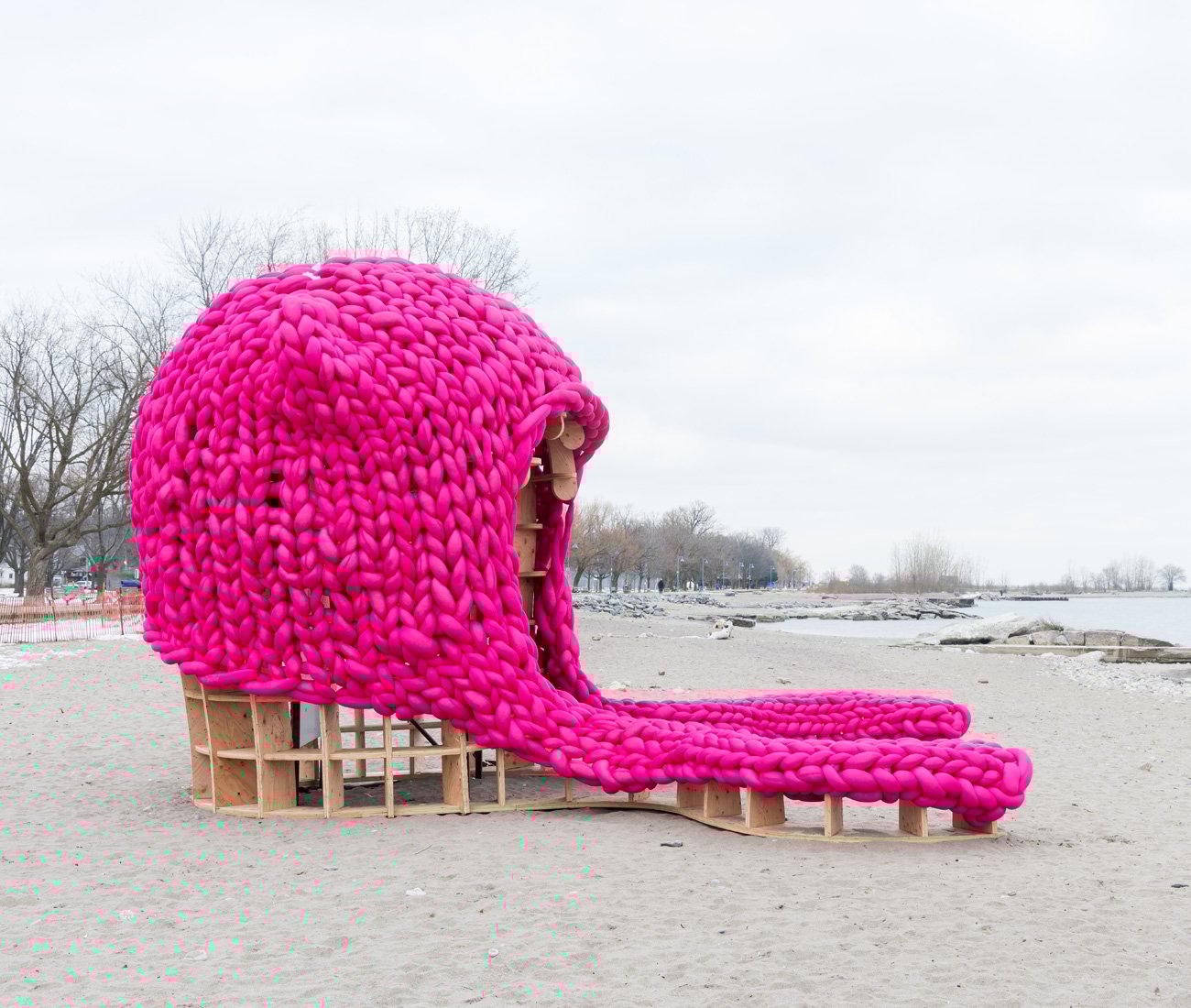 art installation at Winter Stations 2018