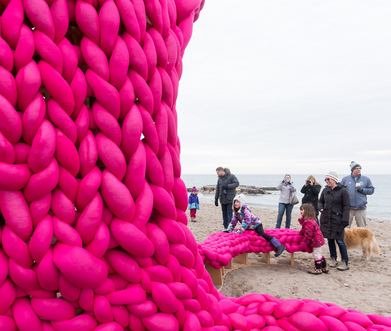 art installation at Winter Stations 2018