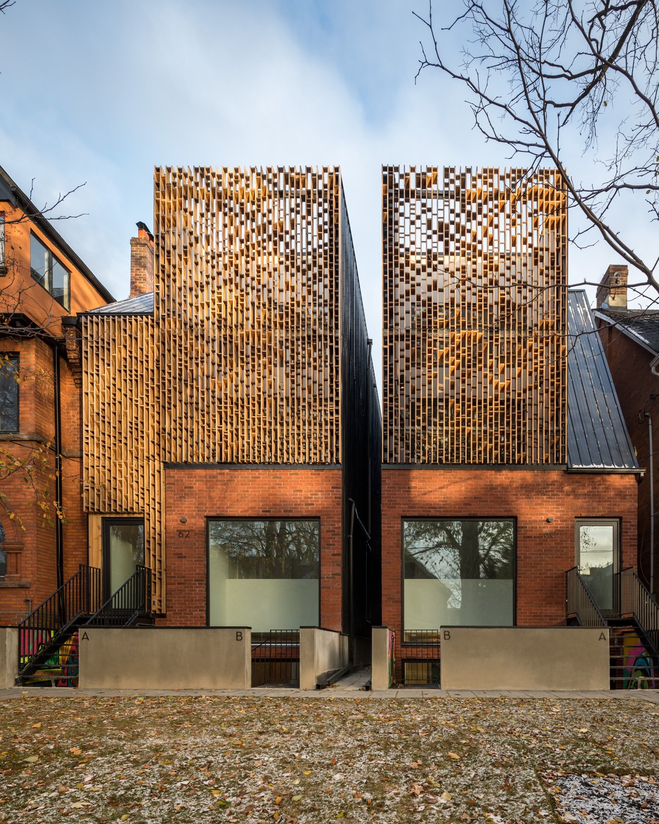 Batay-Csorba Architects Double Duplex Toronto Designlines Magazine Batay-Csorba Architects - Parkdale Duplexes