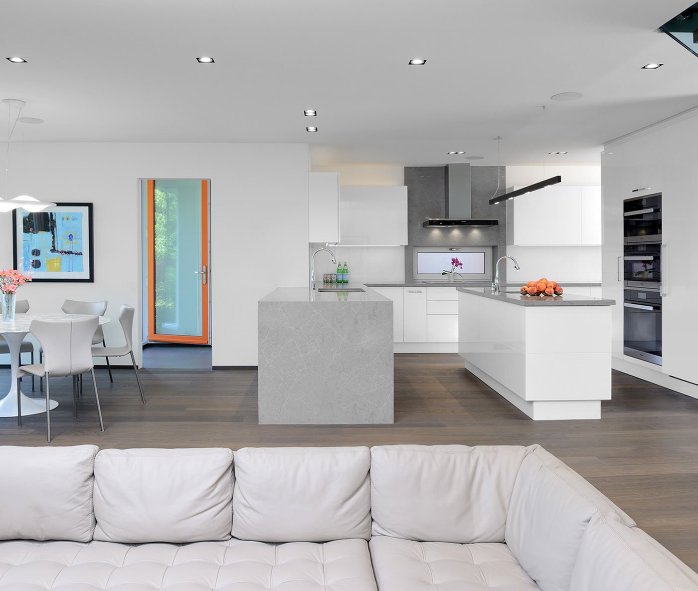Kitchen design with 2 islands - Yorkville Design Centre