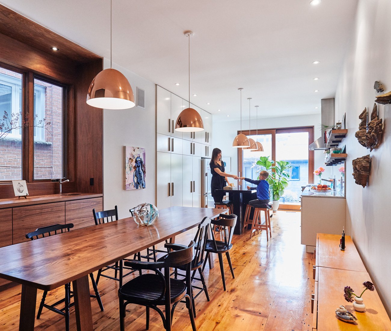 Joy Charbonneau Derek McLeod Designlines Magazine Toronto Home Architect, artist and designer Joy Charbonneau