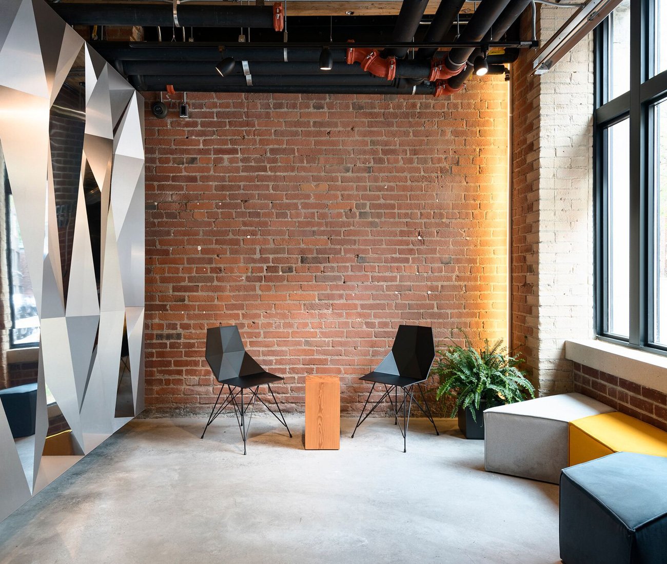 seating at cafè in Toronto