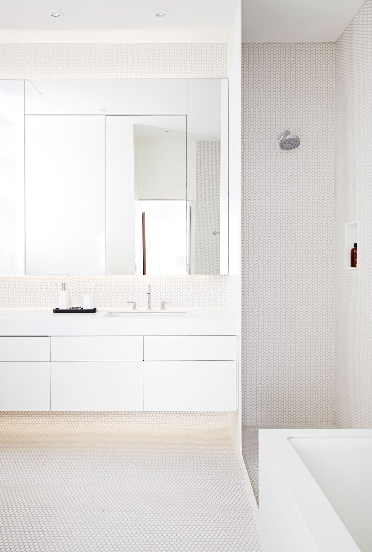 boychuk fuller bathroom design 2019 designlines magazine toronto penny round tiles boychuk fuller Bathroom Design