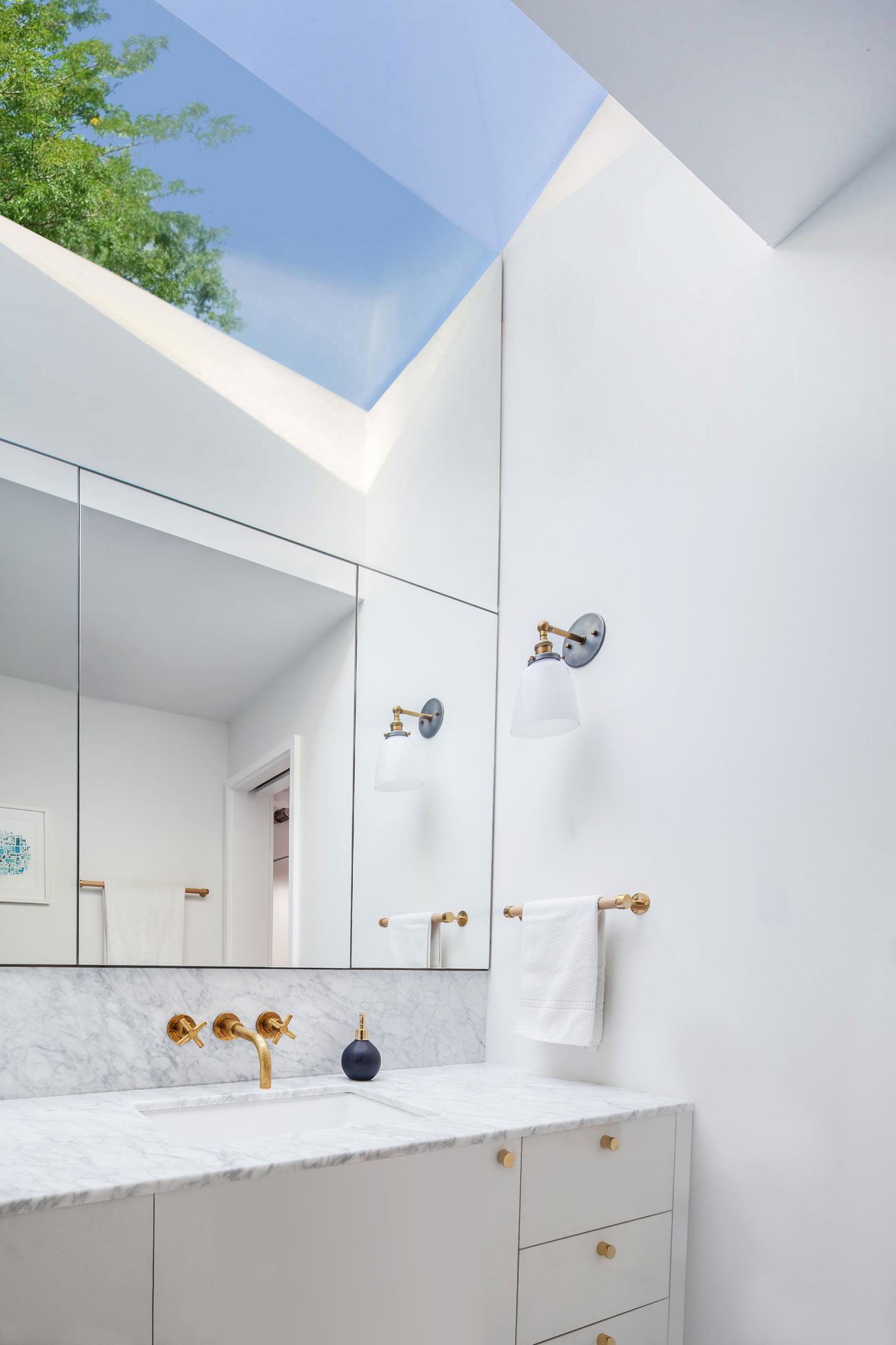 CAB Architects Bathroom Skylight Reno Designlines Toronto
