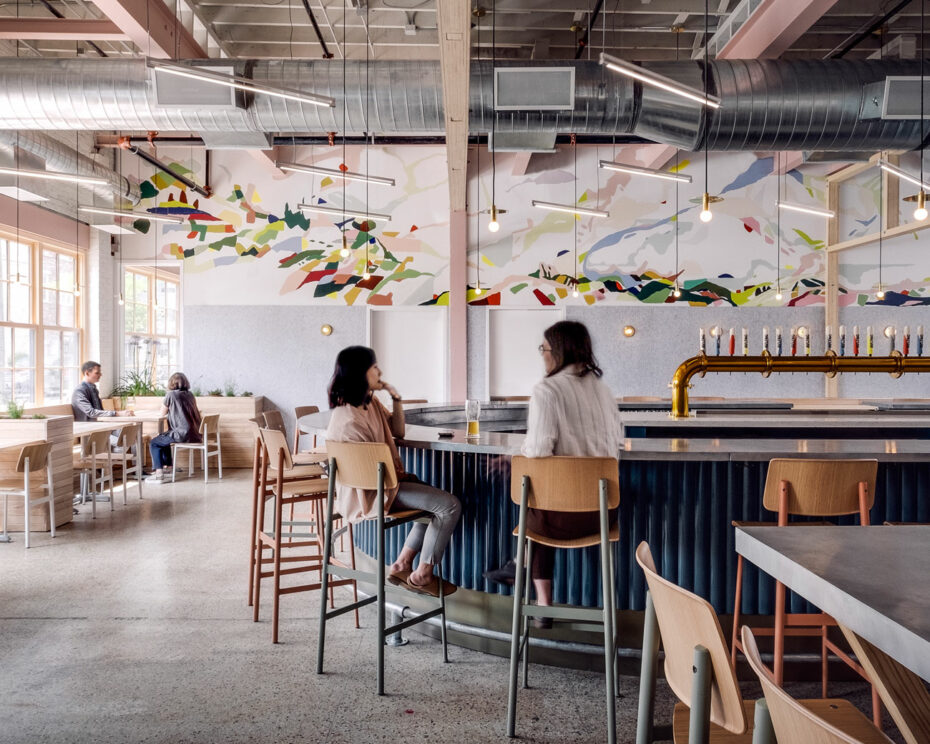 Interiors Avling brewery Avling Restaurant Queen East Toronto Designlines Magazine