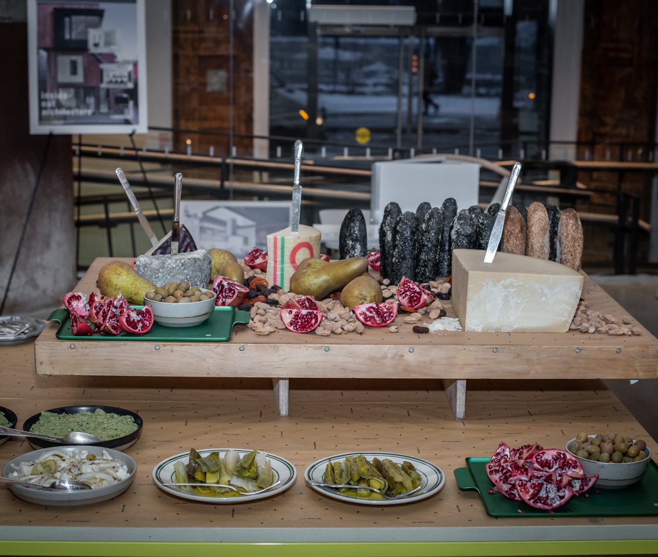 Food display from Biscotteria Forno Cultura