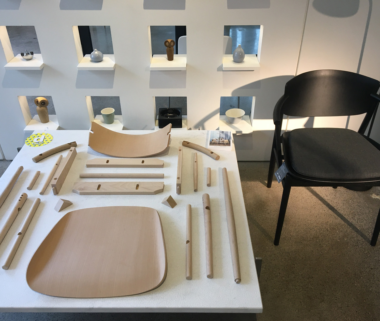 Nendo's design for the N01 chair for Danish company Fritz Hansen utilizes a simple but meticulously considered kit of parts.