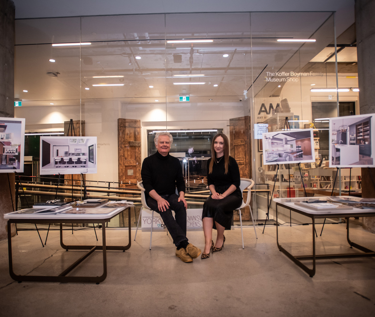 architect Thomas Tampold and colleague from Yorkville Design Centre