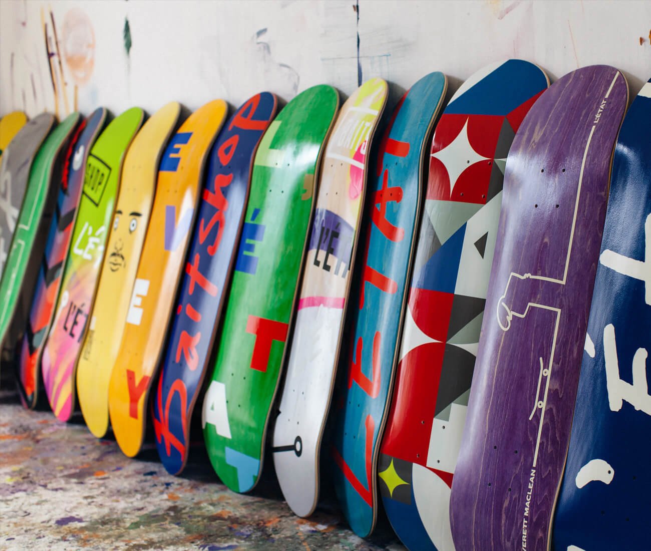 Pascal Paquette skateboard designs
