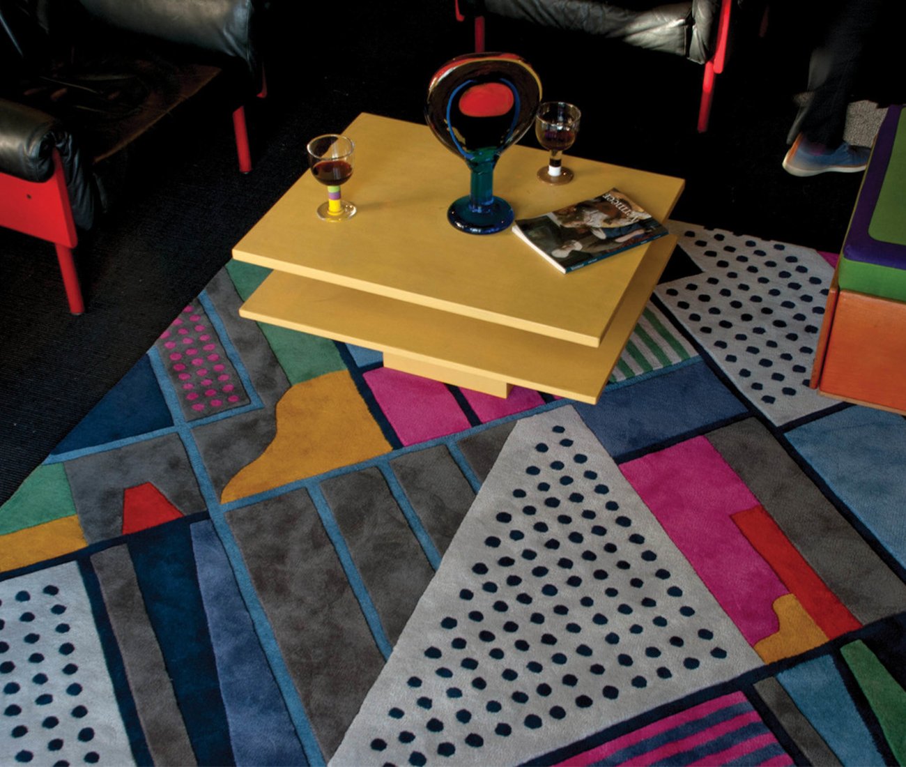 Playful Patterned rugs - Algarinejo by Canadian designer Liz Eeuwes