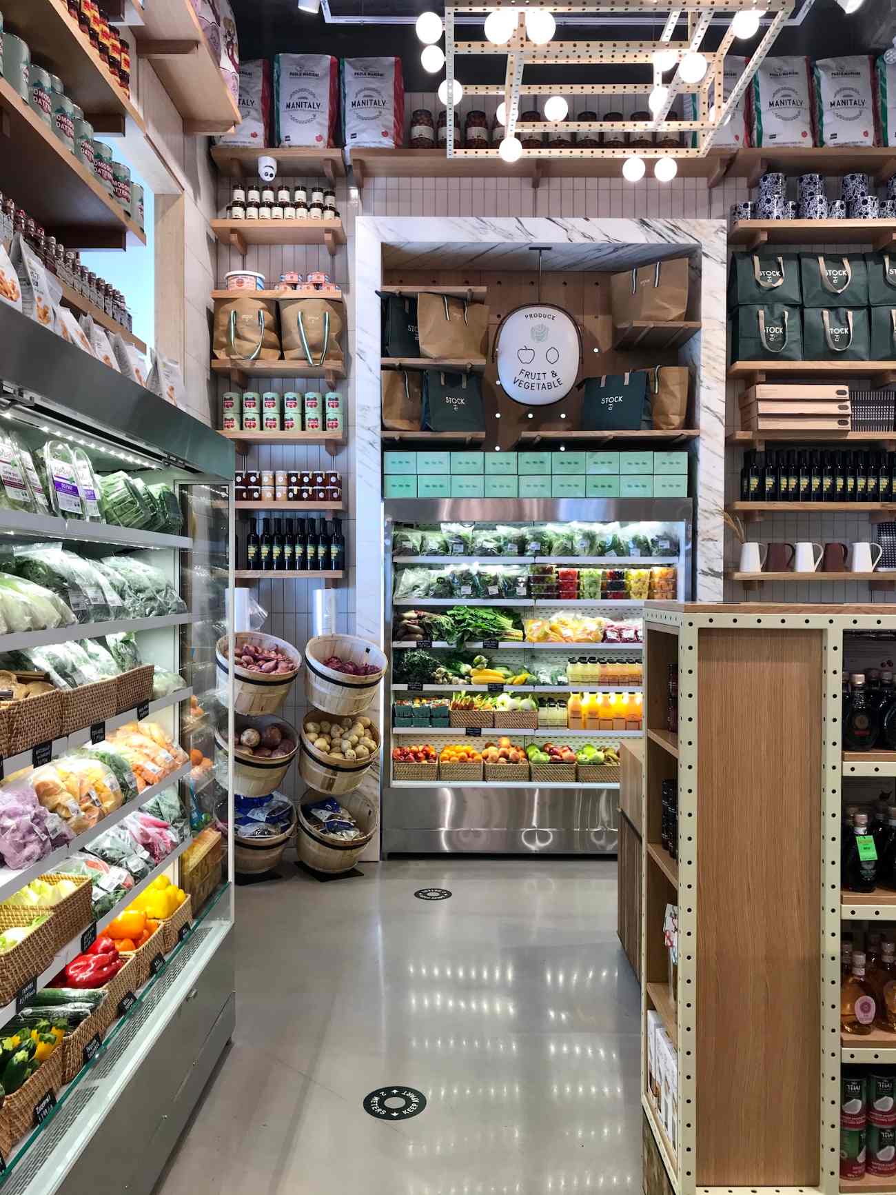 The fruit and vegetable corner at Stock TC in Toronto