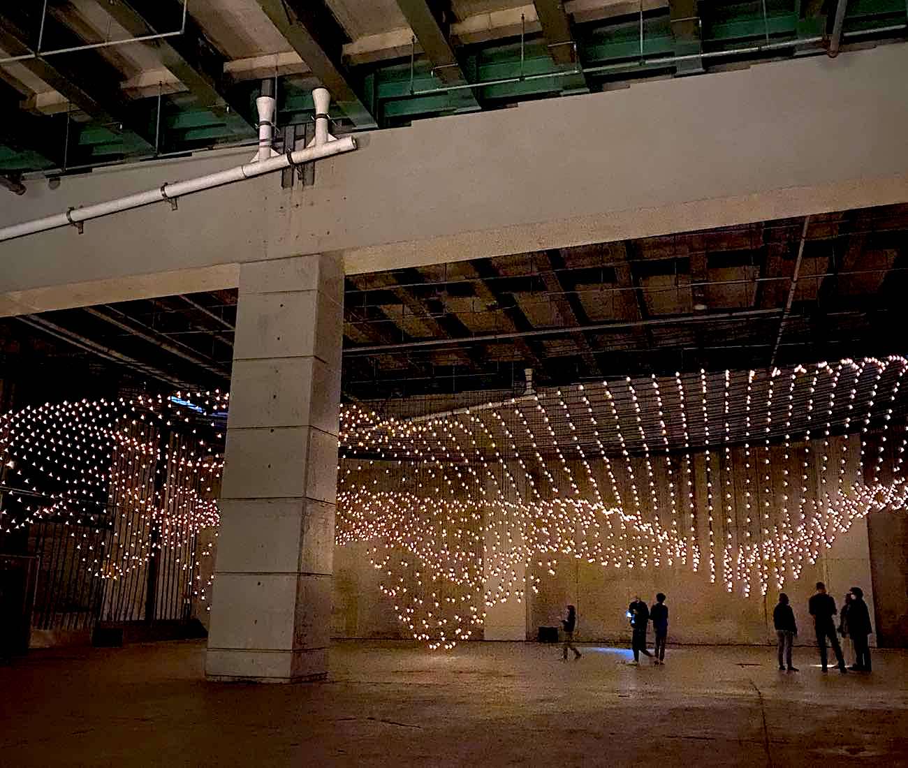 Pulse Topology interactive lighting installation