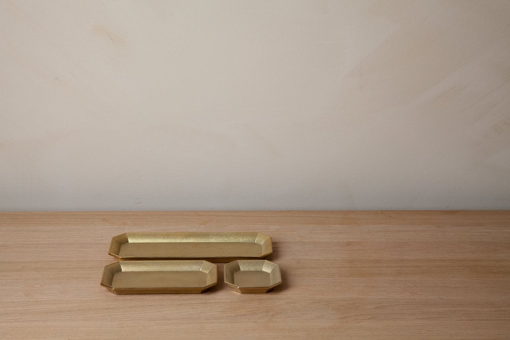Brass stationary tray