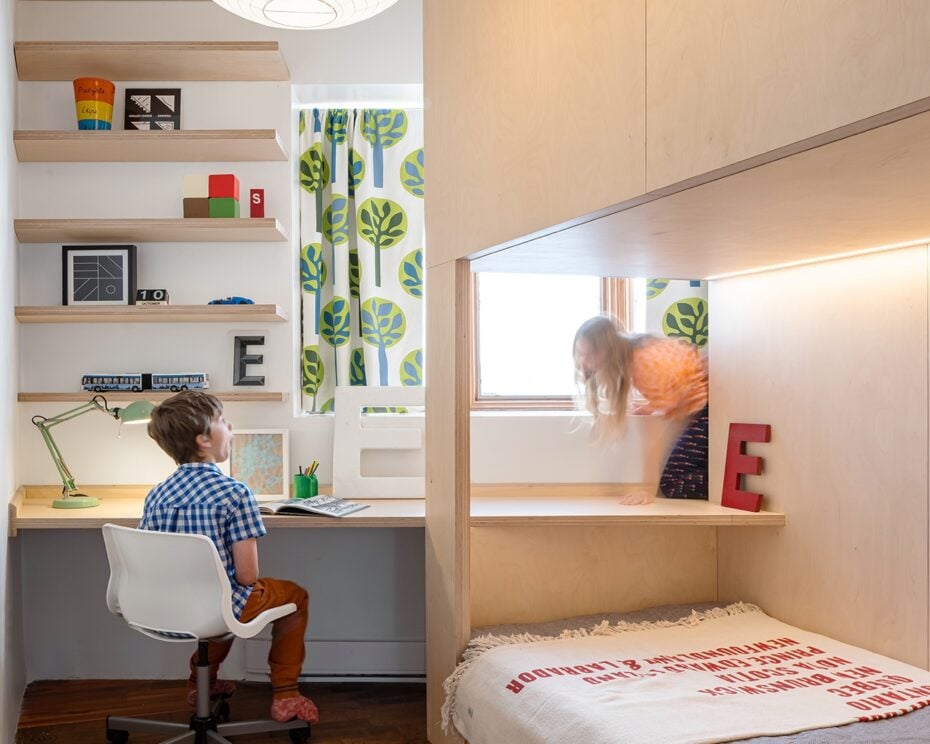 Kid in their bedroom