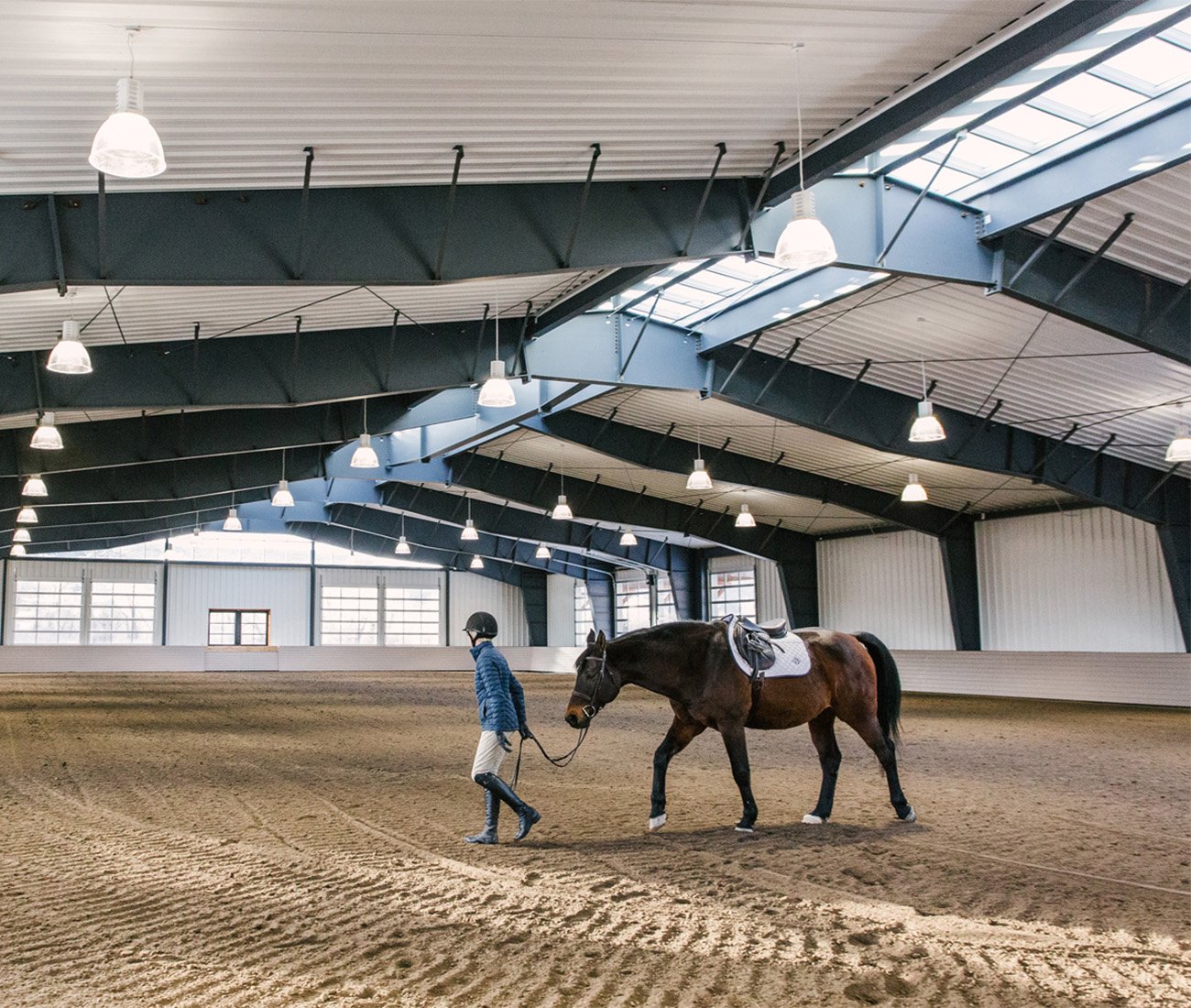 A Velux Skylight used in an Equestrian barn 