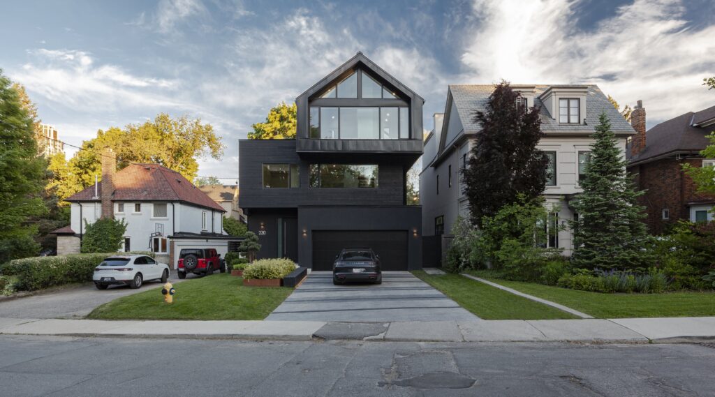 Exterior of Stacked House by architect Reza Aliabadi (known as RZLBD)
