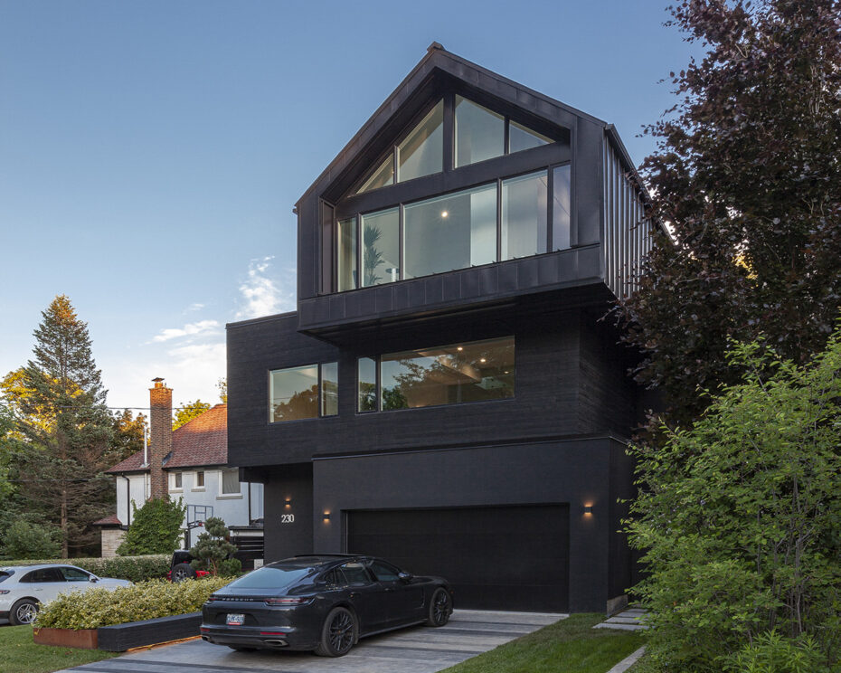 Exterior of Stacked House by architect Reza Aliabadi (known as RZLBD)