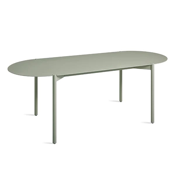 Comeuppance Capsule powder-coated aluminum dining table