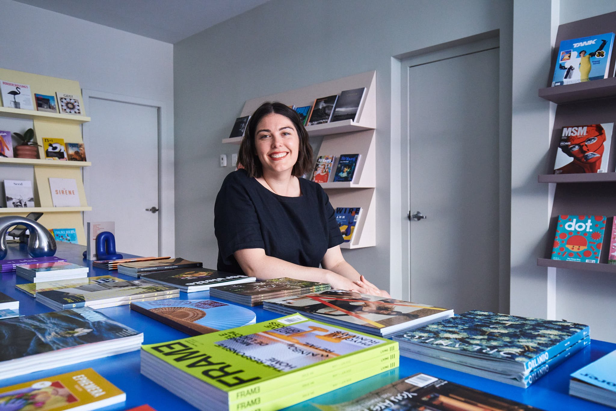 Issues magazine shop owner Nicola Hamilton
