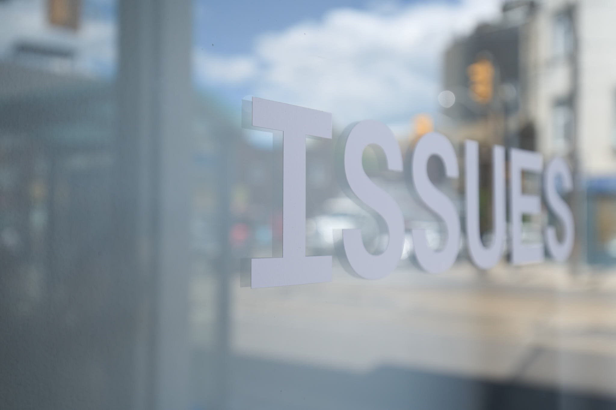 Issues magazine shop on Dundas Street West