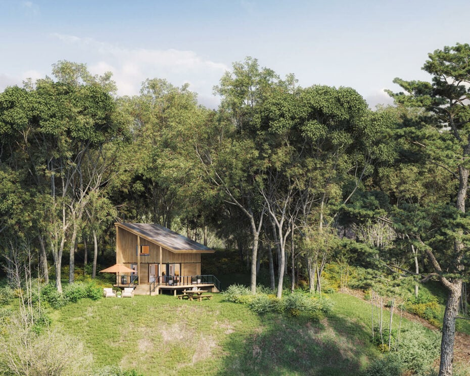 Prefab affordable cabin by CABN