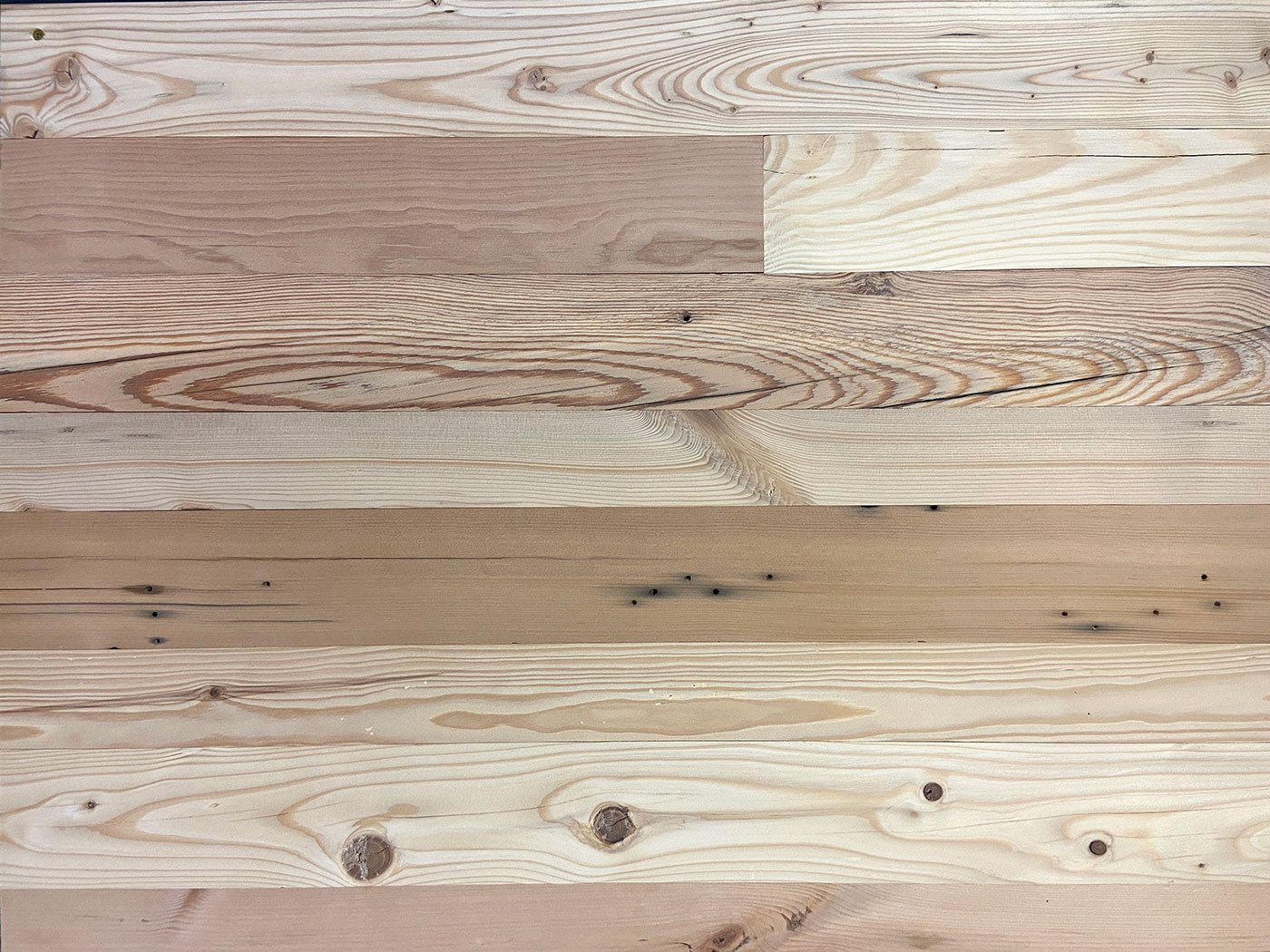 Mixed-Softwood sustainable flooring from Timeless Materials