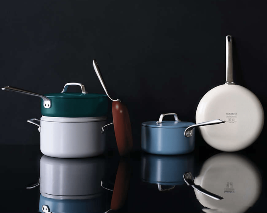 Crate & Barrel 8-piece cookware set