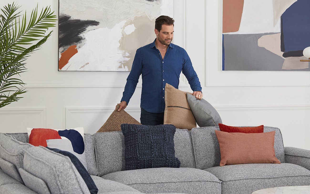 Scott McGillivray capsule collection of living room furniture for Mobile