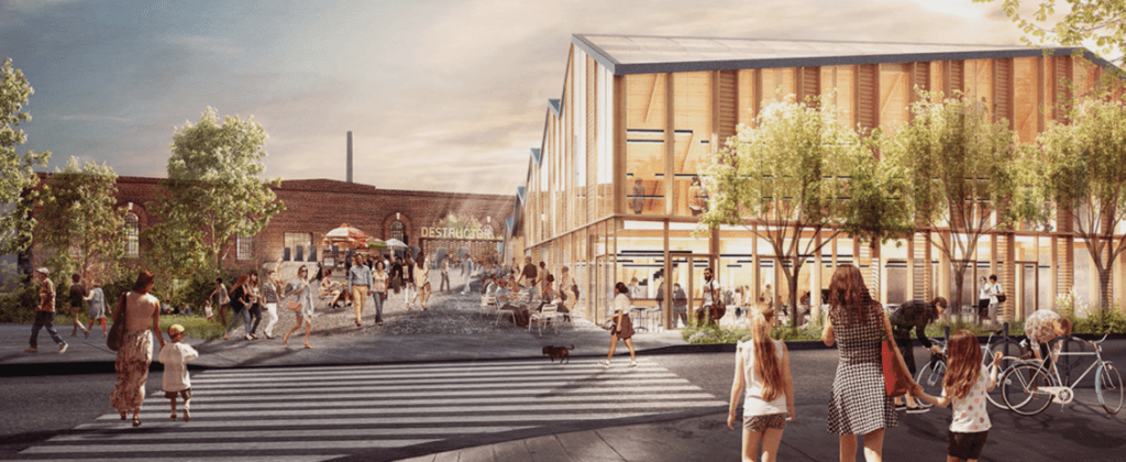 Rendering of the Wellington Destructor Toronto