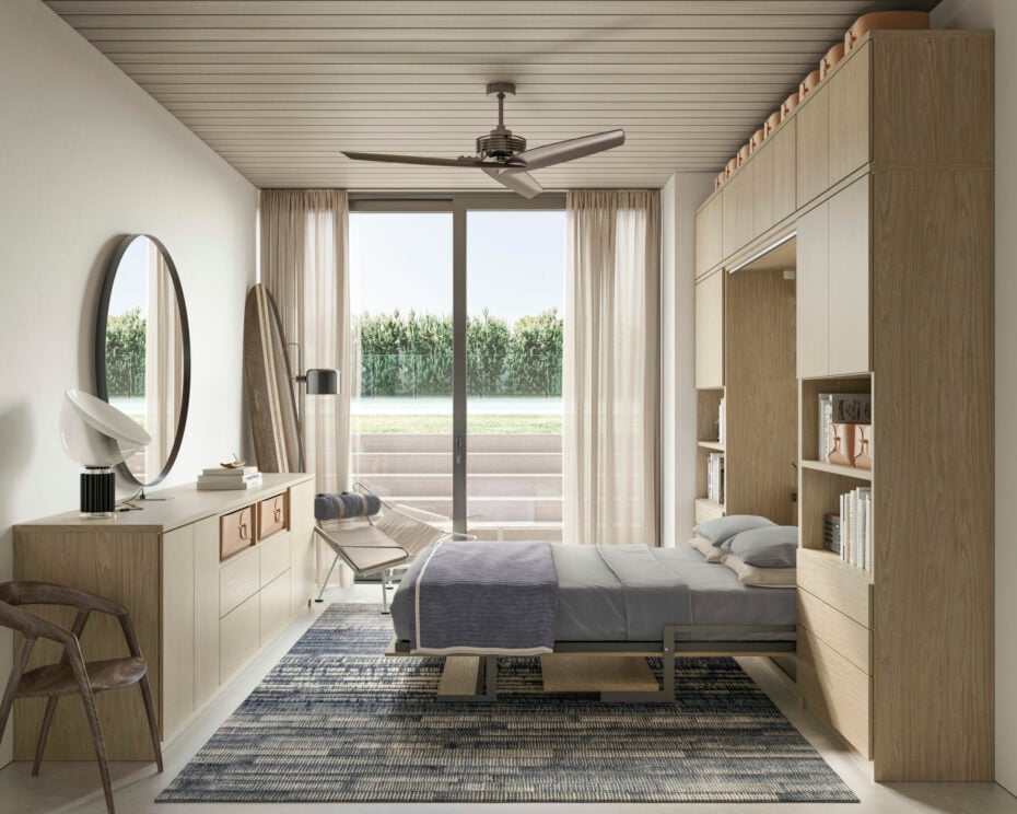 Pulldown bedroom
