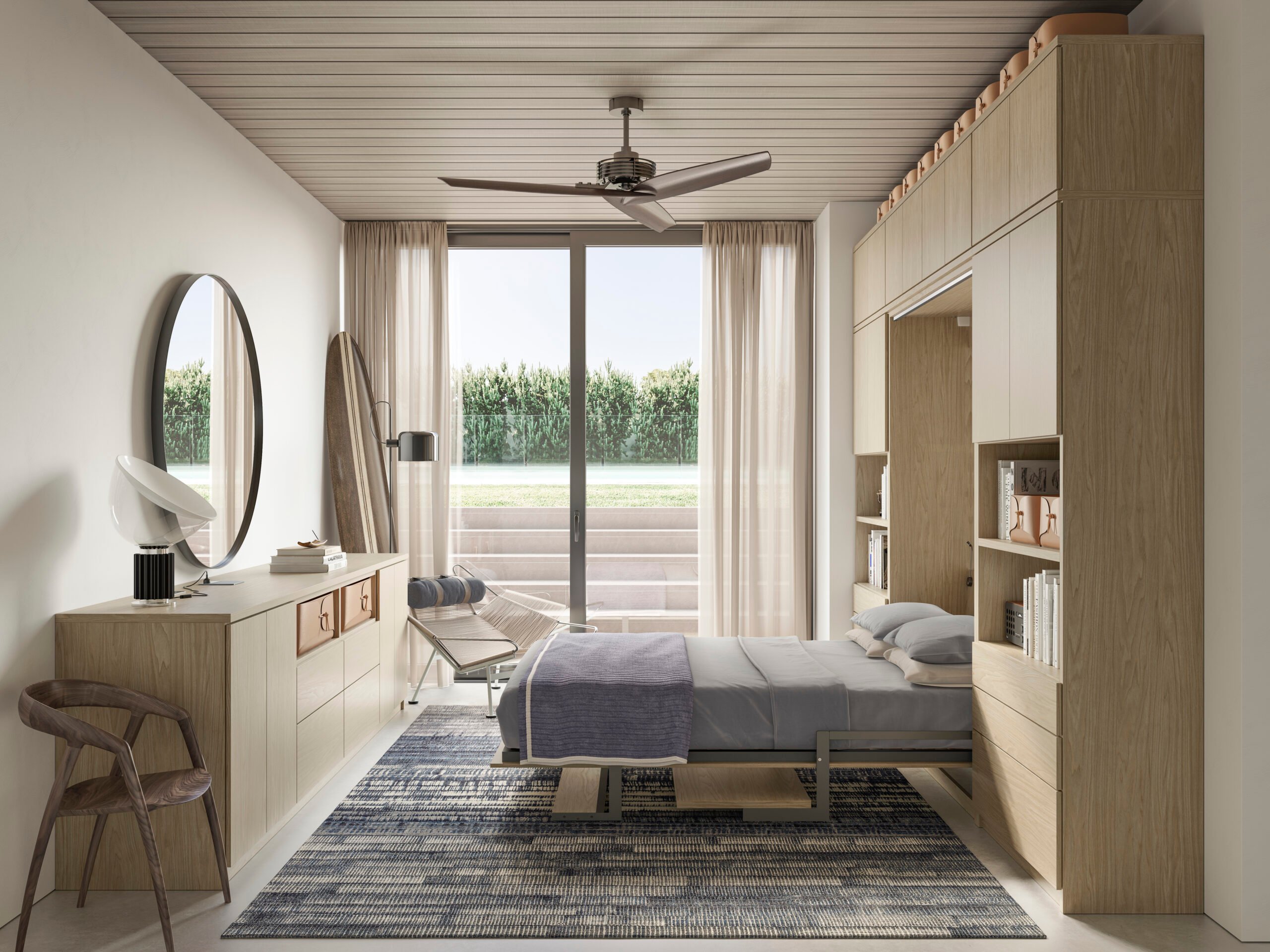 Pulldown bedroom