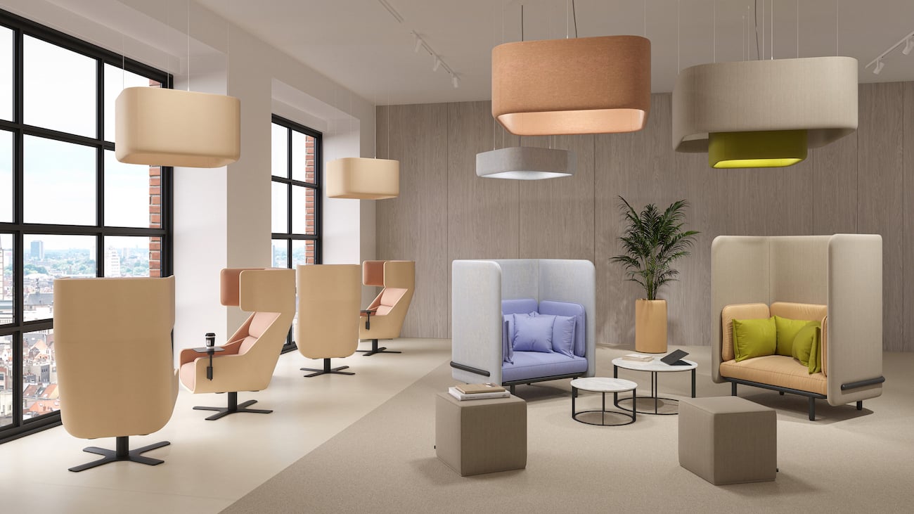BuzziTube Square - BuzziJet Square. Workplace Design.