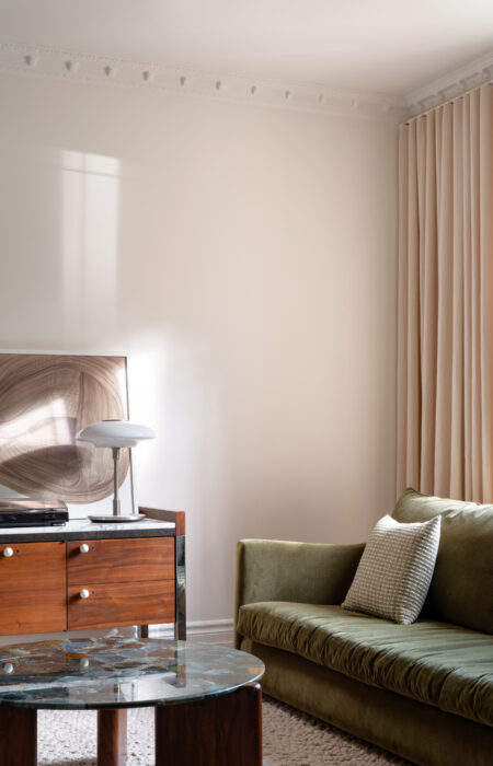 front hall adjacent room designed by Vives St-Laurent