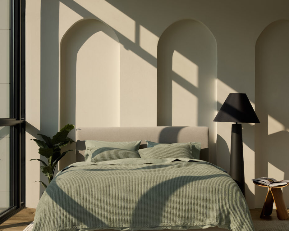 Silk & Snow Waffle Bedding Giveaway