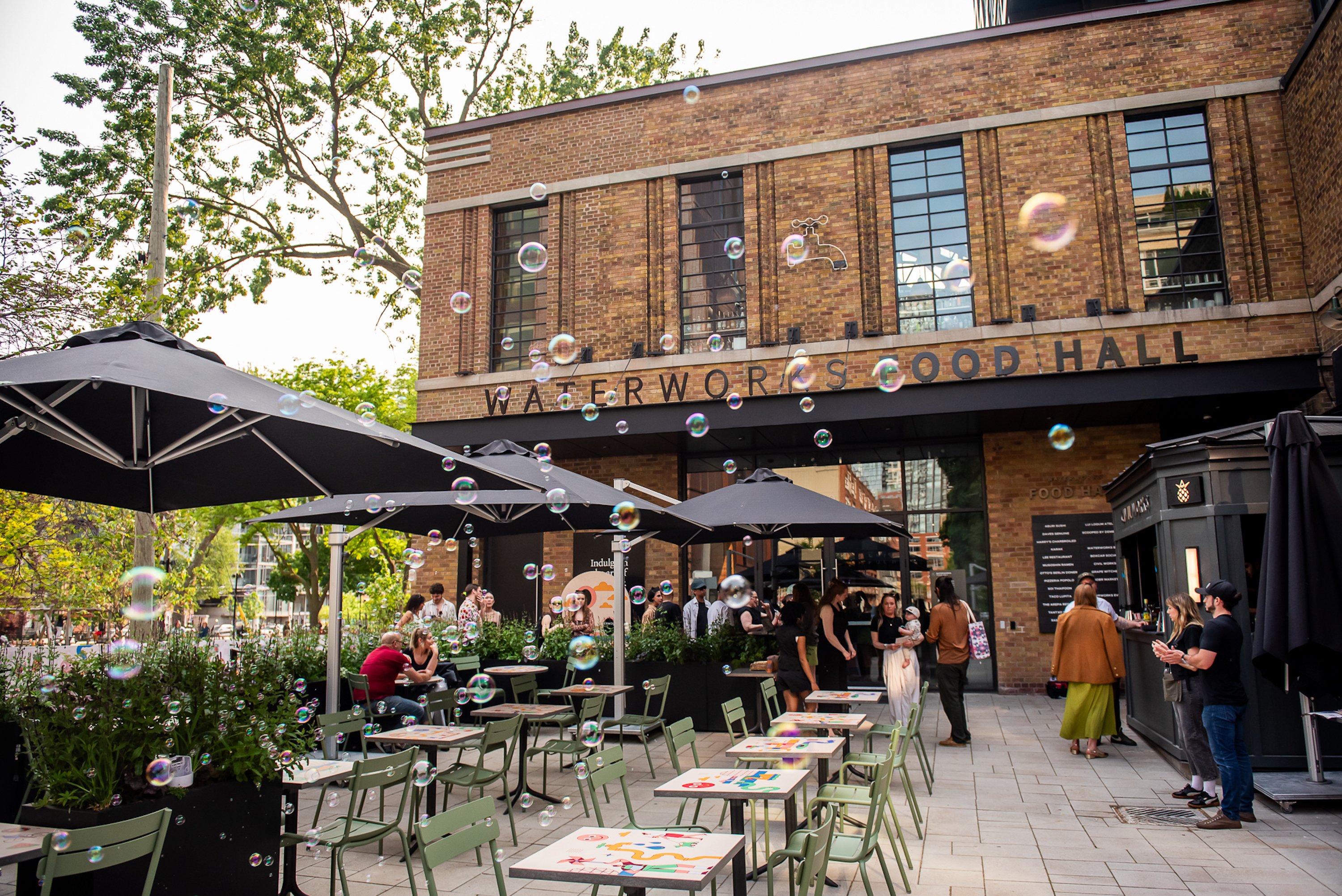 Waterworks Food Hall - Civil Park patio